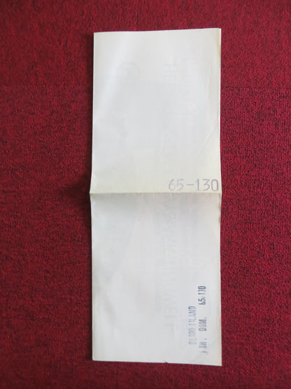 THE SECRET OF BLOOD ISLAND FOLDED US ONE SHEET POSTER JACK HEDLEY B.SHELLEY 1965