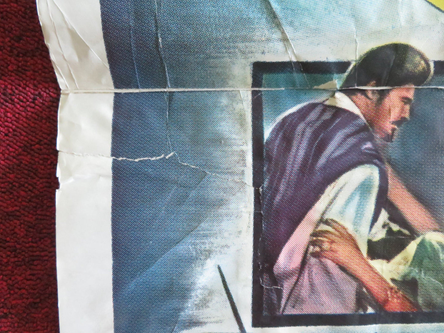 BRIGAND OF KANDAHAR FOLDED US ONE SHEET POSTER OLIVER REED RONALD LEWIS 1965