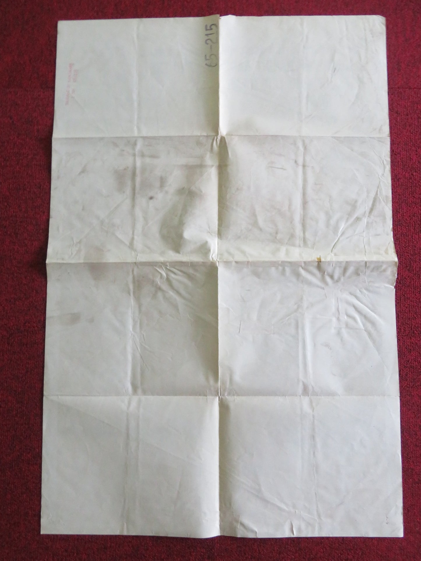 BRIGAND OF KANDAHAR FOLDED US ONE SHEET POSTER OLIVER REED RONALD LEWIS 1965