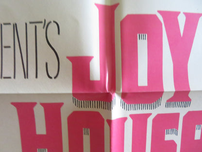 JOY HOUSE FOLDED US ONE SHEET POSTER JANE FONDA ALAIN DELON LOLA ALBRIGHT 1964