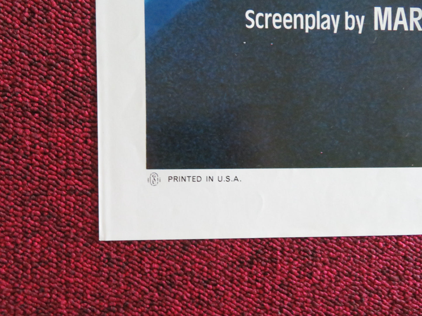 SATURN 3 FOLDED US ONE SHEET POSTER KIRK DOUGLAS HARVEY KEITEL F. FAWCETT 1980