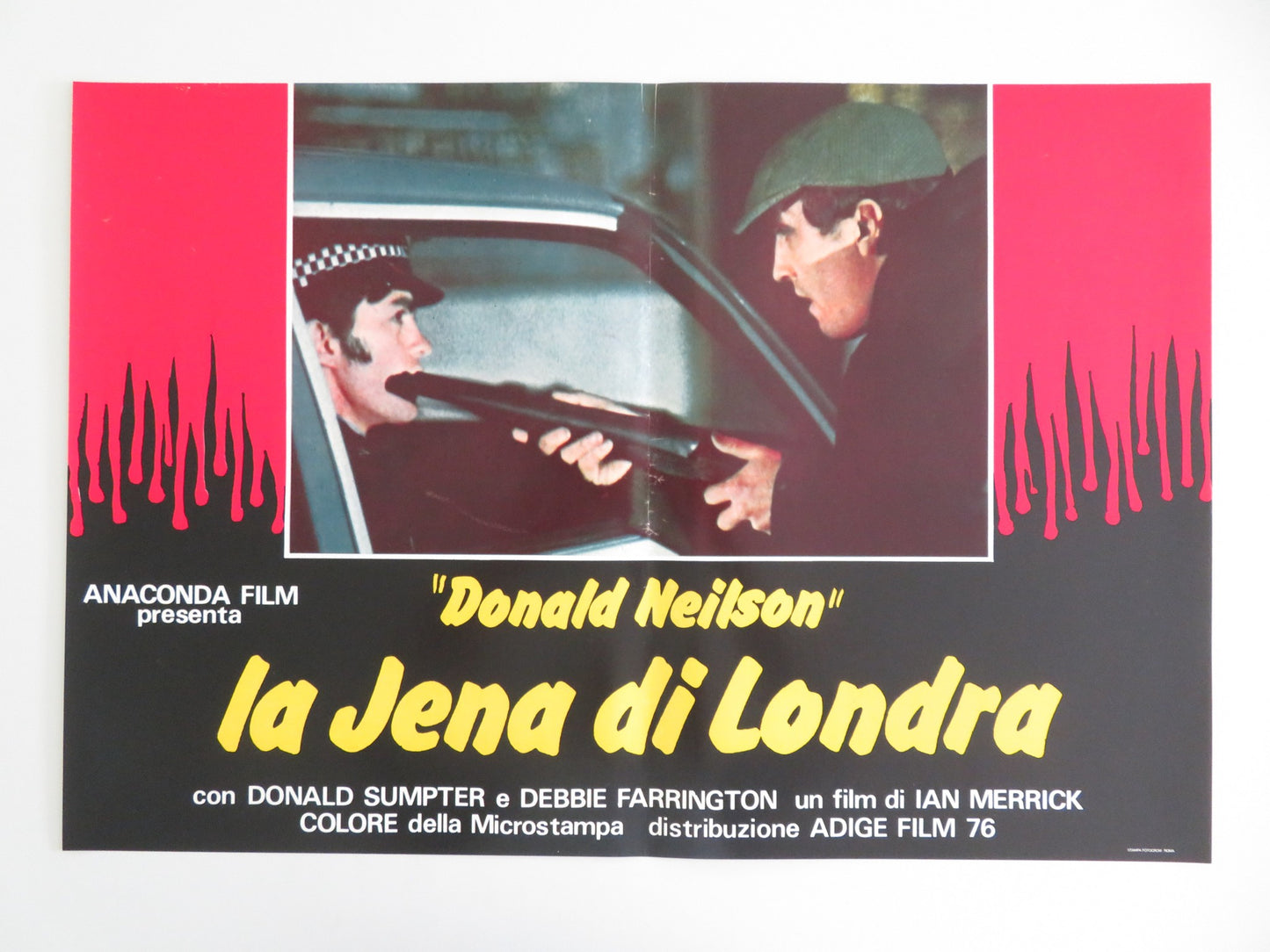 THE BLACK PANTHER- B ITALIAN FOTOBUSTA POSTER DONALD SUMPTER FARRINGTON 1980 - Rendezvous Cinema