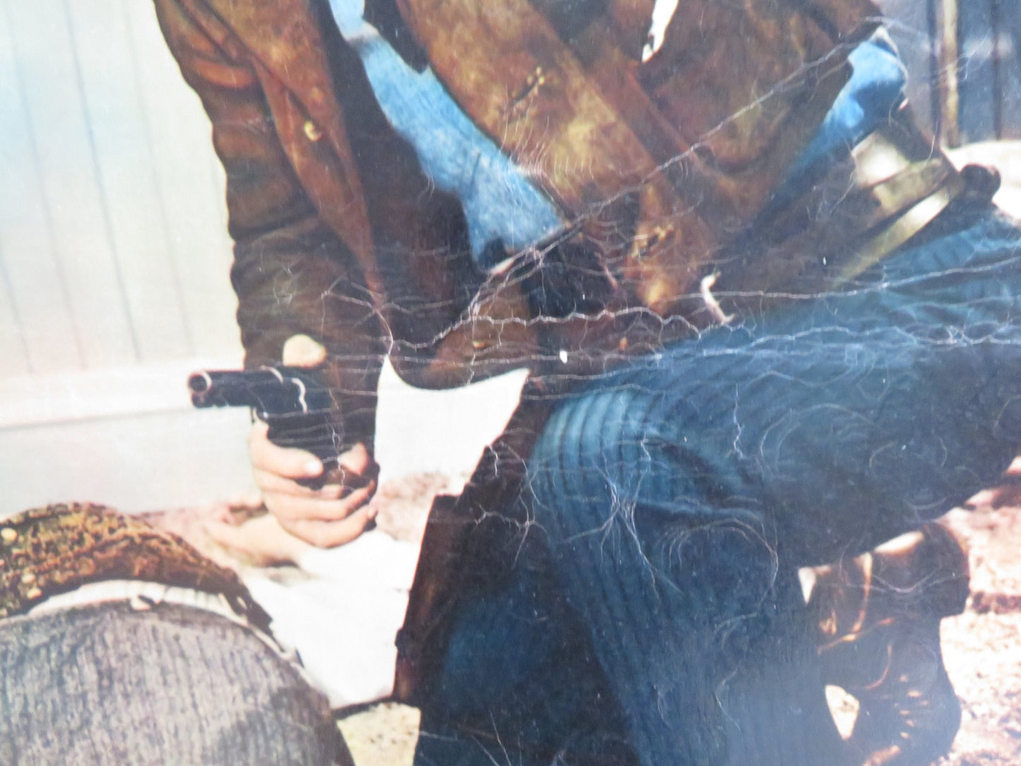 THE PROUD ONES - C ITALIAN FOTOBUSTA POSTER ROBERT RYAN VIRGINIA MAYO 1956 - Rendezvous Cinema