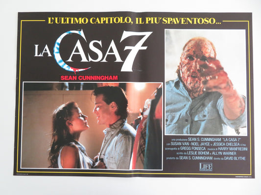 HOUSE III: THE HORROR SHOW - B ITALIAN FOTOBUSTA POSTER LANCE HENRIKSEN 1989