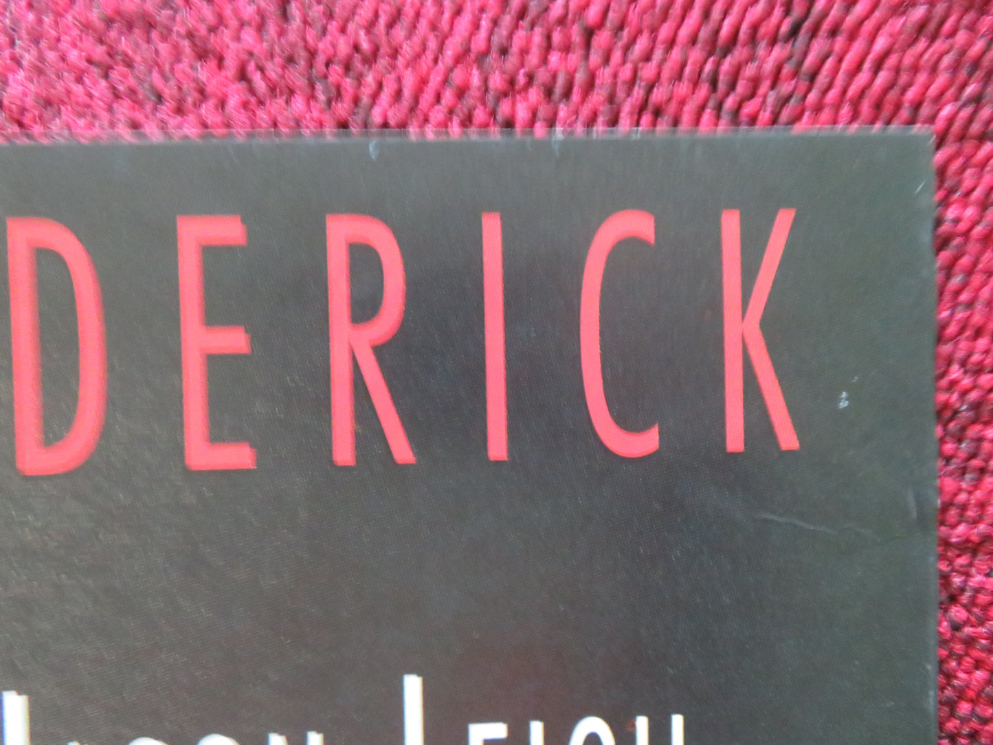 MRS. PARKER AND THE VICIOUS CIRCLE UK QUAD POSTER FOLDED J. JASON LEIGH 1994