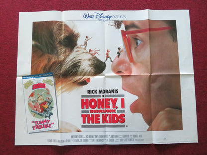 HONEY I SHRUNK THE KIDS UK QUAD POSTER FOLDED DISNEY RICK MORANIS 1989