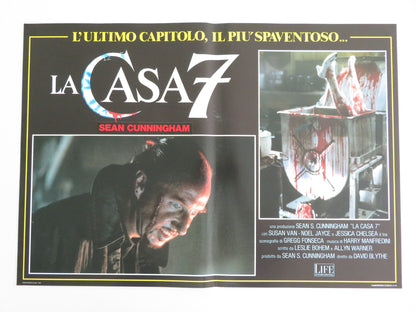 HOUSE III: THE HORROR SHOW - D ITALIAN FOTOBUSTA POSTER LANCE HENRIKSEN 1989 - Rendezvous Cinema