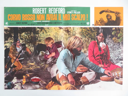JEREMIAH JOHNSON - A ITALIAN FOTOBUSTA POSTER ROBERT REDFORD WILL GEER 1972 - Rendezvous Cinema