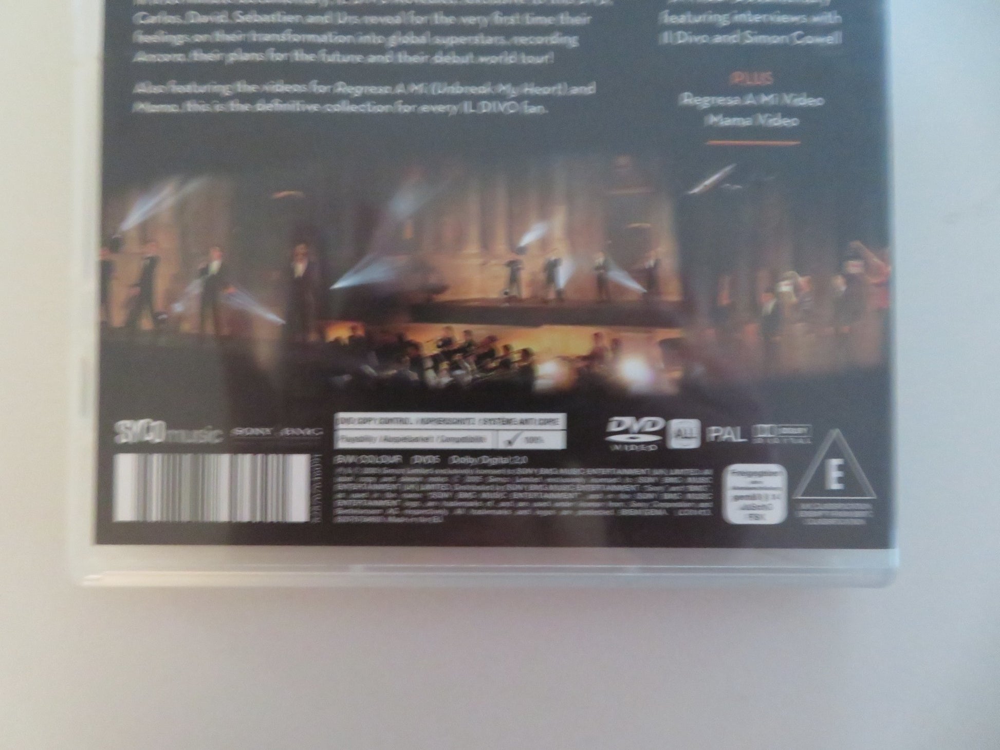 IL DIVO: ENCORE (DVD) DAVID MILLER SEBASTIEN IZAMBARD URS BUHLER 2005 REGION ALL - Rendezvous Cinema