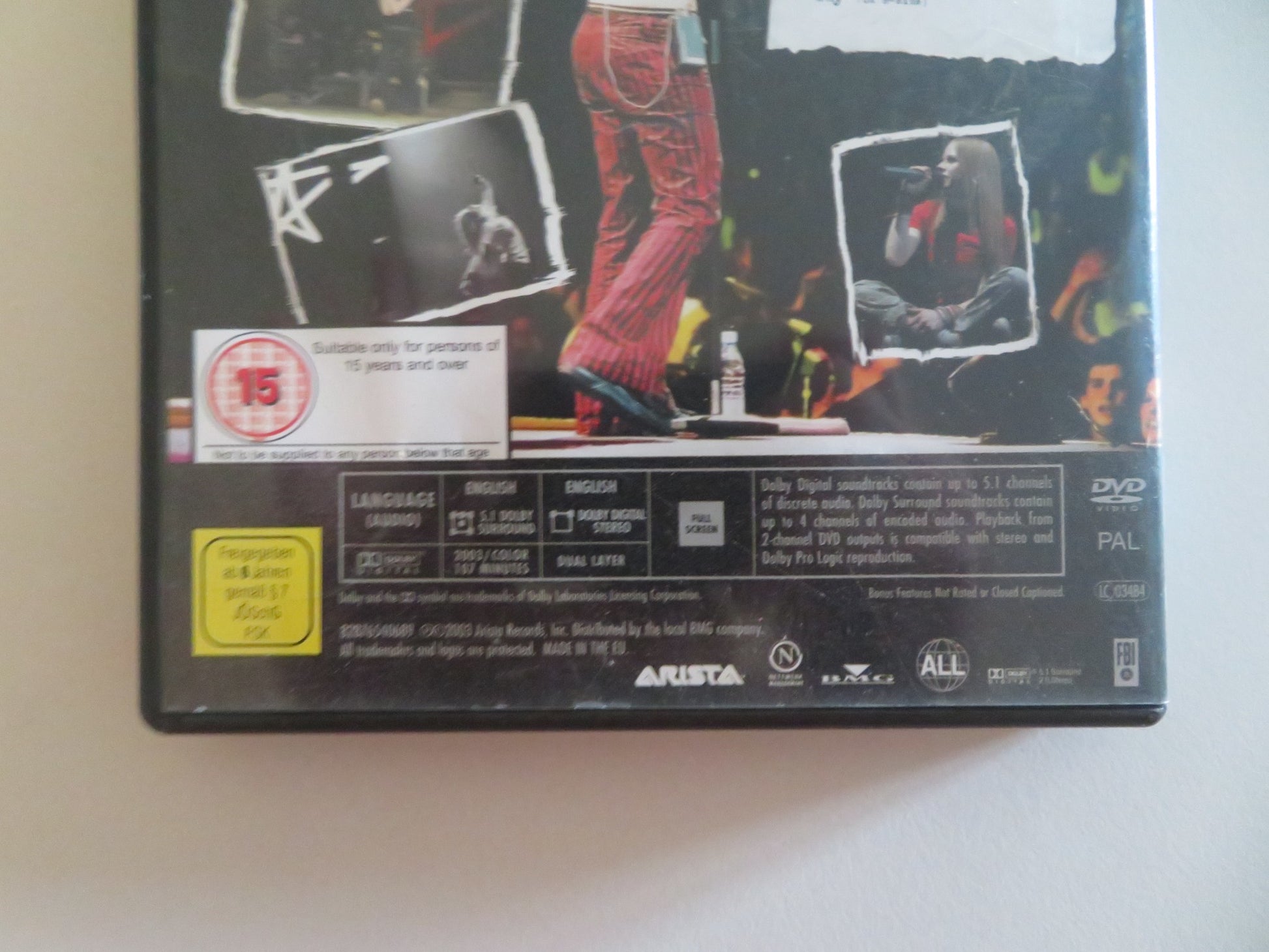 AVRIL LAVIGNE: MY WORLD - 2 DISCS (DVD) CRAIG BRAGINSKY EVAN TAU 2003 REGION ALL - Rendezvous Cinema