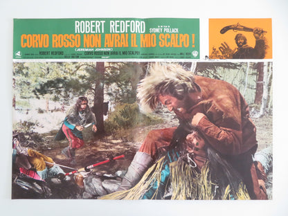 JEREMIAH JOHNSON - D ITALIAN FOTOBUSTA POSTER ROBERT REDFORD WILL GEER 1972 - Rendezvous Cinema