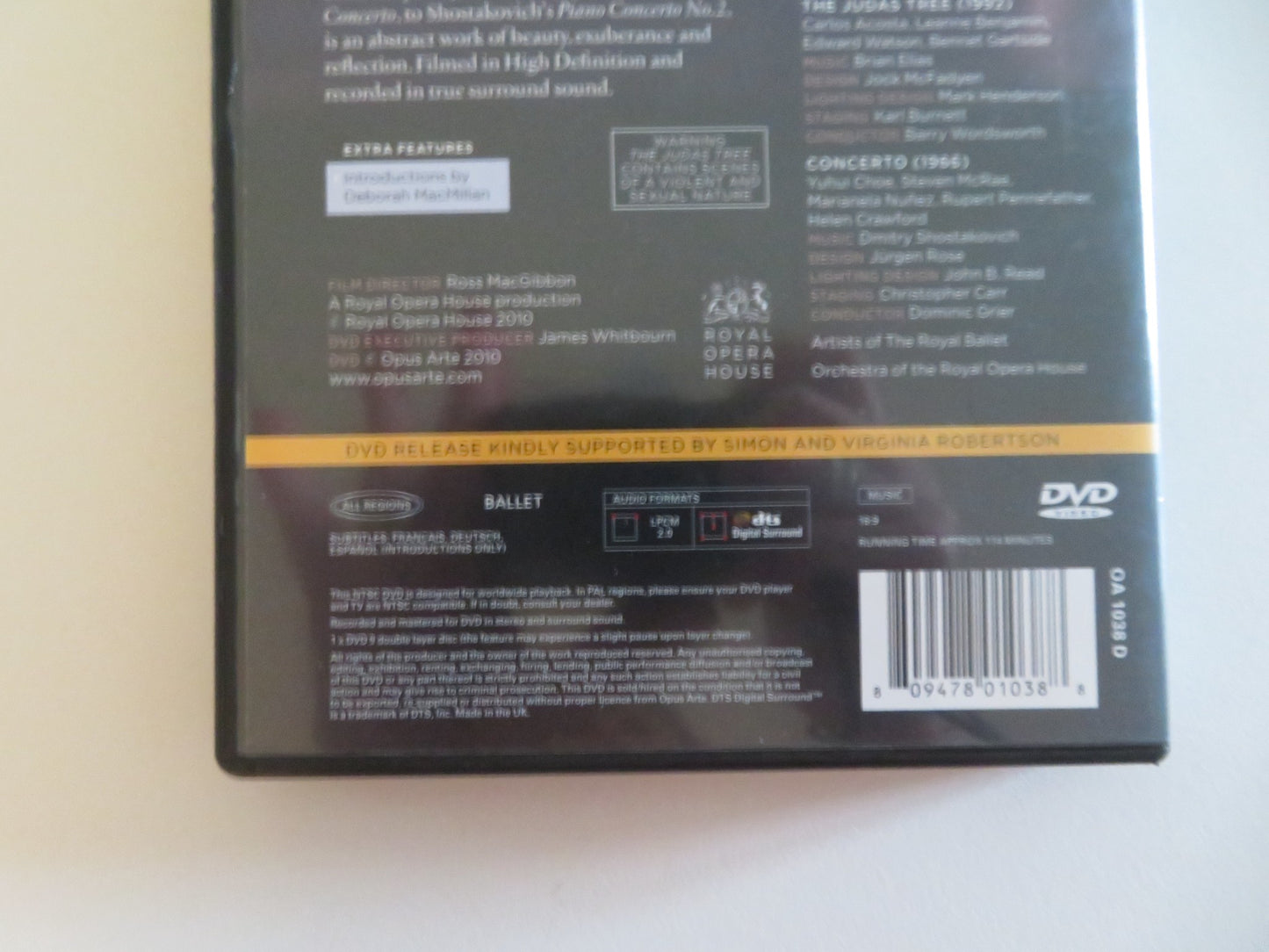 THREE BALLETS BY KENNETH MACMILLAN - ELITE SYNCOPATIONS... (DVD) 2010 REGION ALL - Rendezvous Cinema