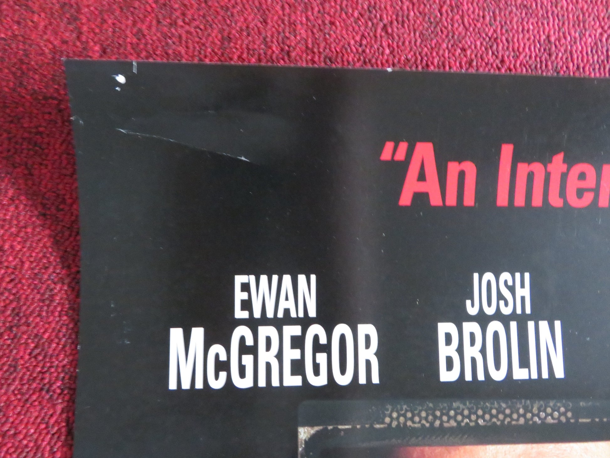 NIGHTWATCH VHS VIDEO POSTER ROLLED EWAN MCGREGOR NICK NOLTE 1997 - Rendezvous Cinema