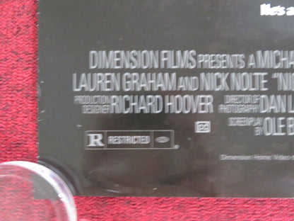 NIGHTWATCH VHS VIDEO POSTER ROLLED EWAN MCGREGOR NICK NOLTE 1997 - Rendezvous Cinema