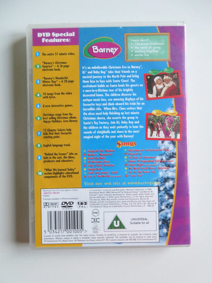 BARNEY: NIGHT BEFORE CHRISTMAS (DVD) BOB WEST DAVID JOYNER 2002 REGION 1 & 2 - Rendezvous Cinema