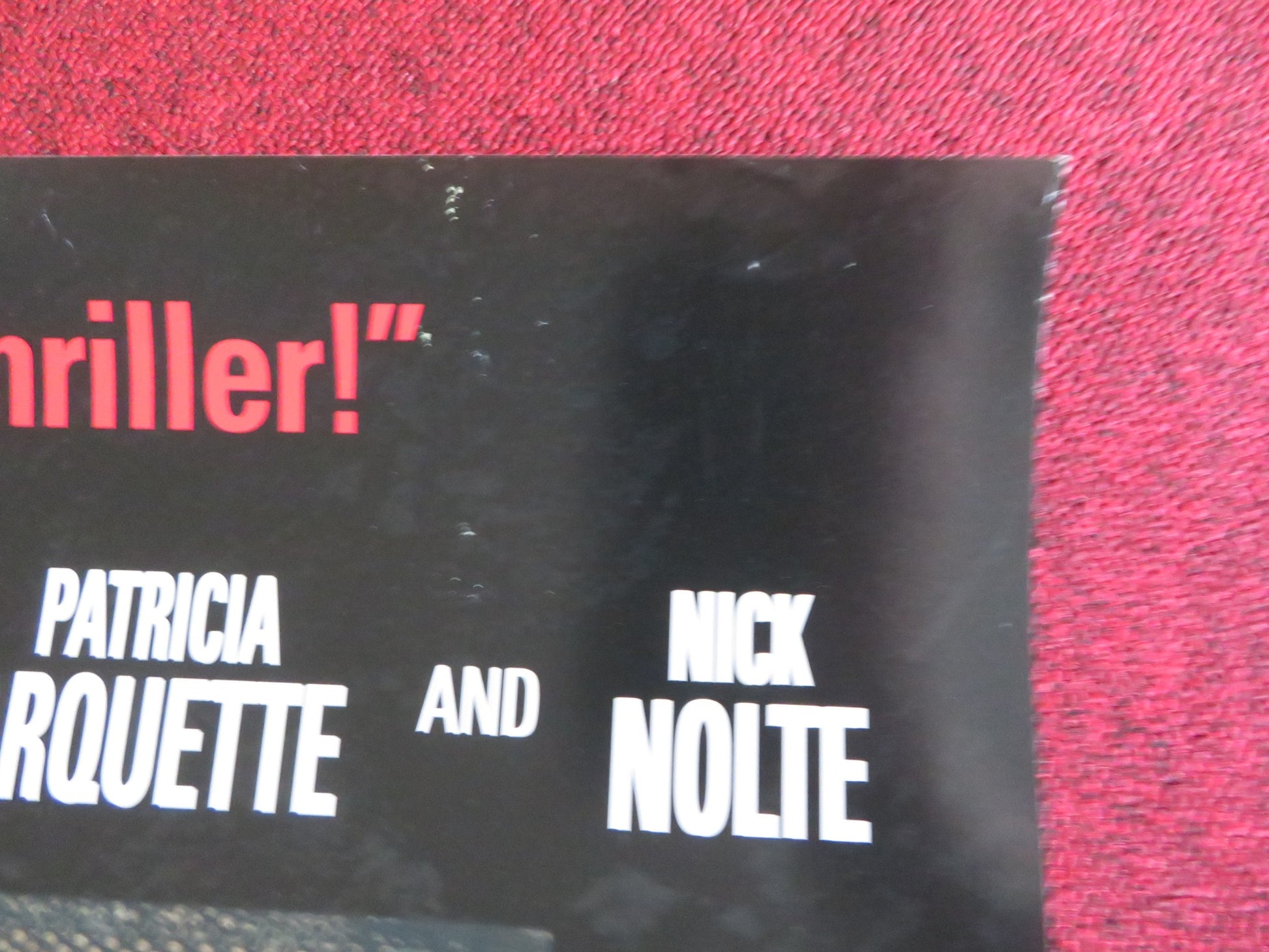 NIGHTWATCH VHS VIDEO POSTER ROLLED EWAN MCGREGOR NICK NOLTE 1997 - Rendezvous Cinema