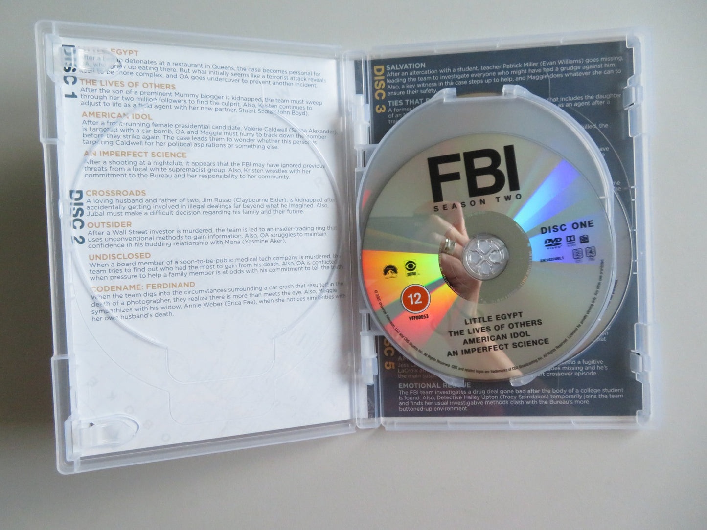 FBI - SEASON TWO - 5 DISCS (DVD) ZEEKO ZAKI MISSY PEREGRYM 2018 REGION 2 + 4 - Rendezvous Cinema