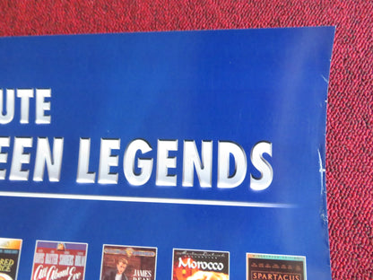 AFI'S 100 YEARS 100 STARS VHS VIDEO POSTER ROLLED AMERICAN FILM INSTITUTE 1999 - Rendezvous Cinema