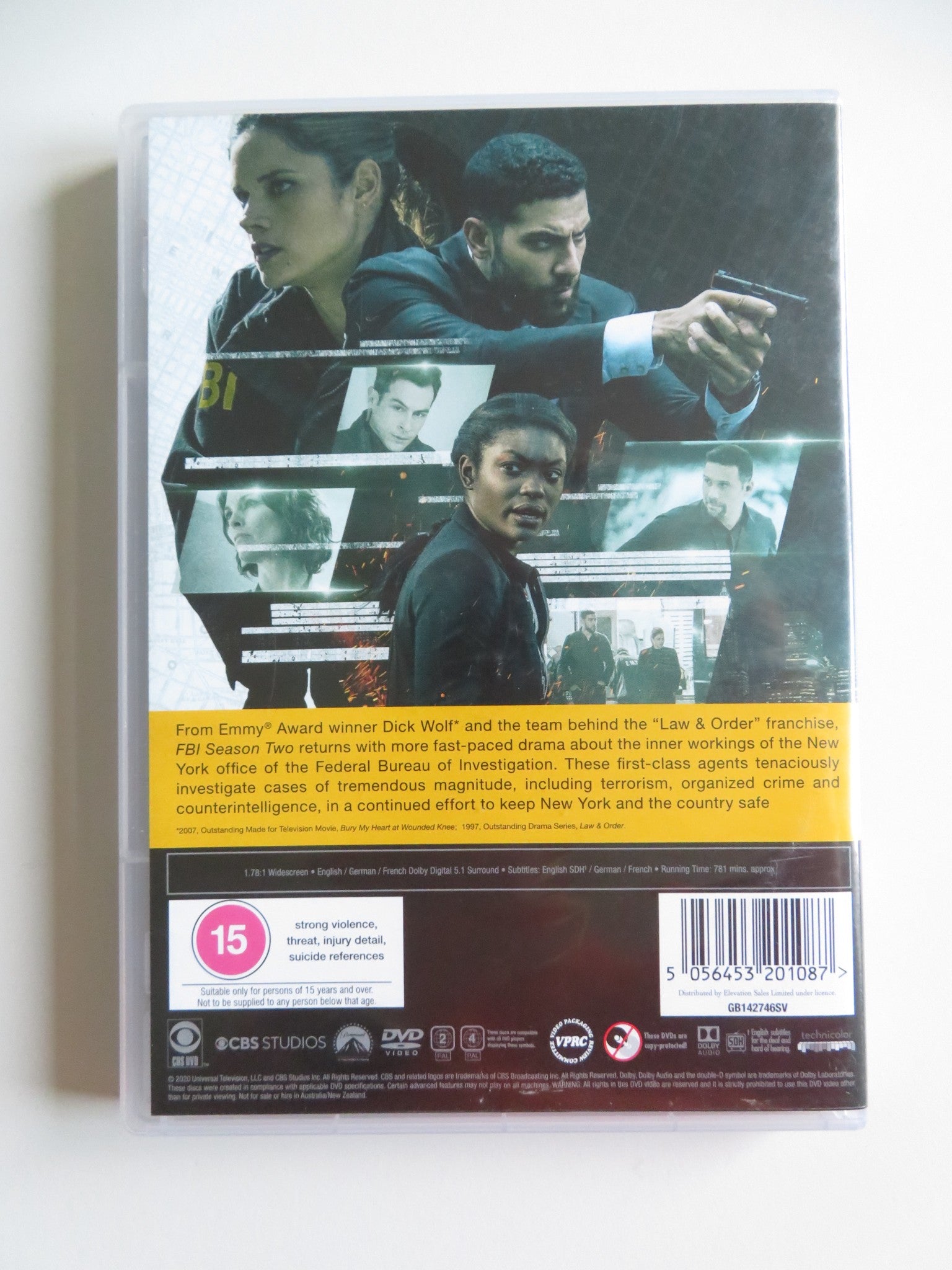FBI - SEASON TWO - 5 DISCS (DVD) ZEEKO ZAKI MISSY PEREGRYM 2018 REGION 2 + 4 - Rendezvous Cinema