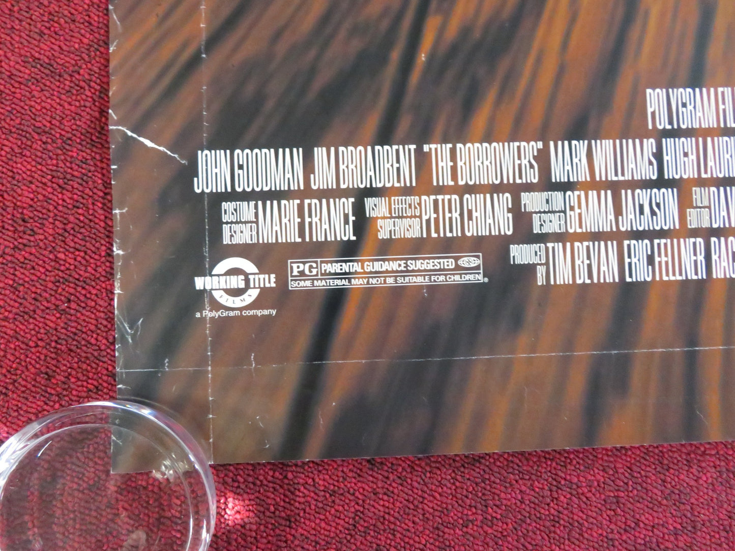 THE BORROWERS VHS VIDEO POSTER ROLLED JOHN GOODMAN JIM BROADBENT 1997 - Rendezvous Cinema