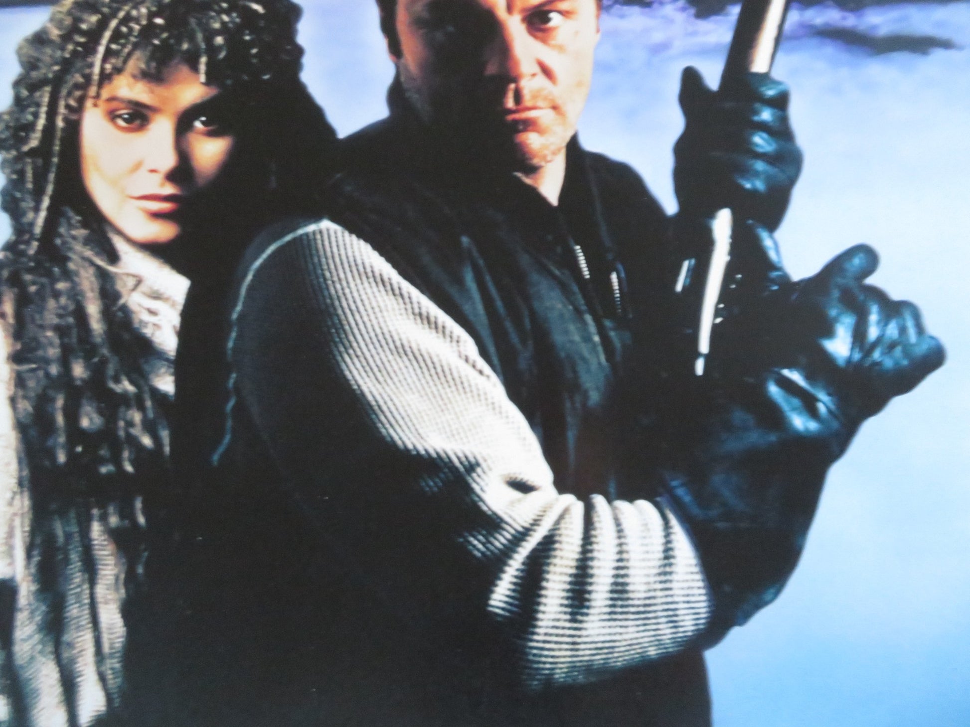 NEON CITY VHS VIDEO POSTER ROLLED MICHAEL IRONSIDE VANITY 1991 - Rendezvous Cinema