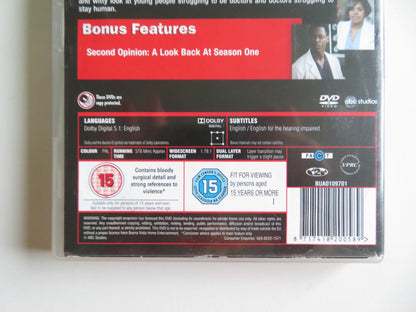 GREY'S ANATOMY - SEASON ONE - COLLECTOR'S EDITION (DVD) DEMPSEY 2005 REGION 2 - Rendezvous Cinema
