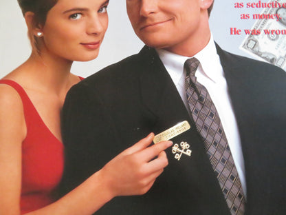 FOR LOVE OR MONEY VHS VIDEO POSTER ROLLED MICHAEL J. FOX GABRIELLE ANWAR 1993 - Rendezvous Cinema