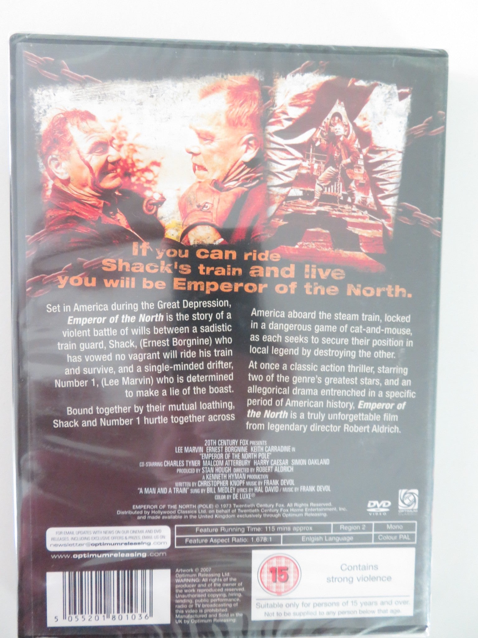 EMPEROR OF THE NORTH (DVD) LEE MARVIN ERNEST BORGNINE 1973 REGION 2 - Rendezvous Cinema