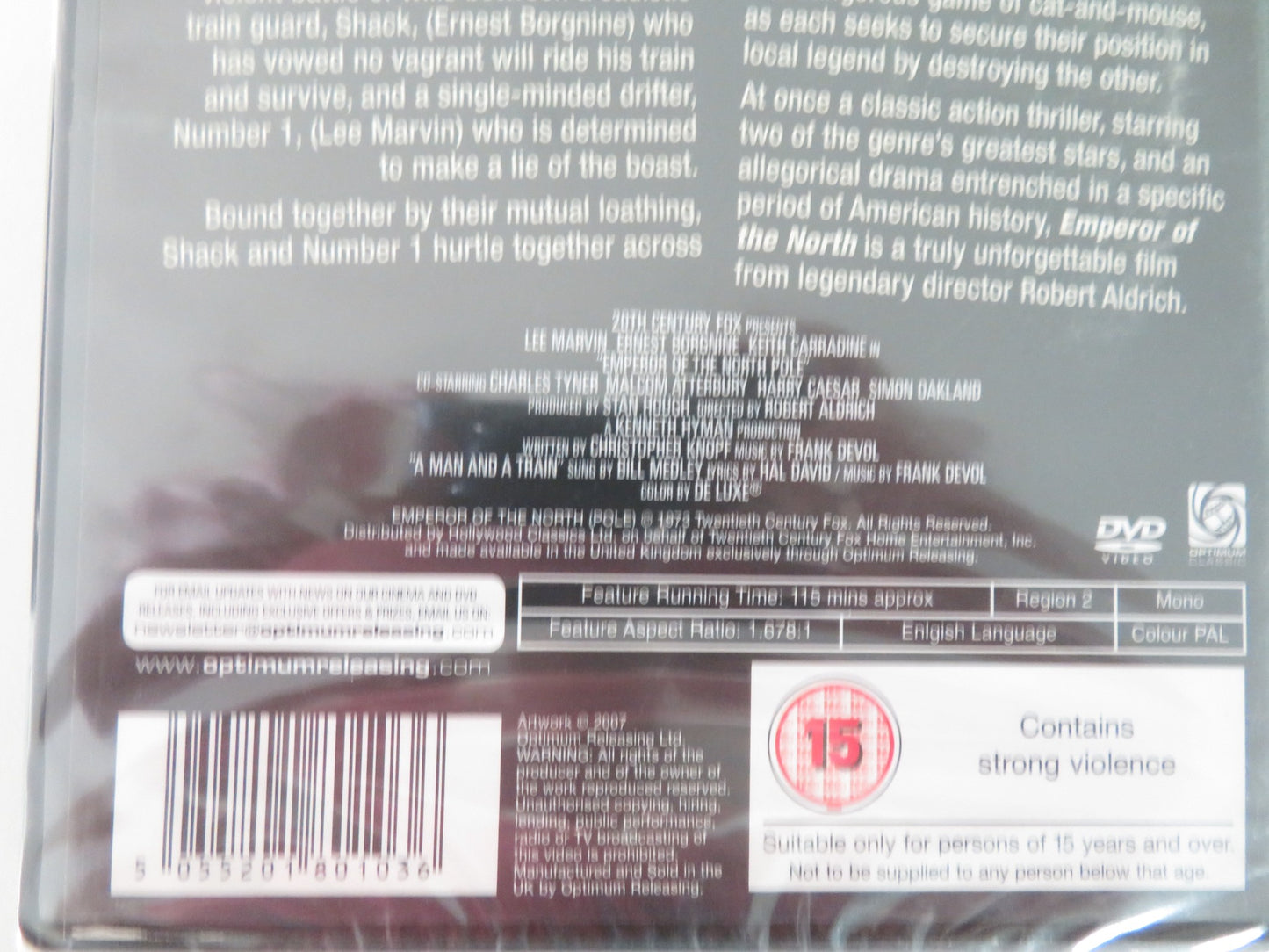 EMPEROR OF THE NORTH (DVD) LEE MARVIN ERNEST BORGNINE 1973 REGION 2 - Rendezvous Cinema