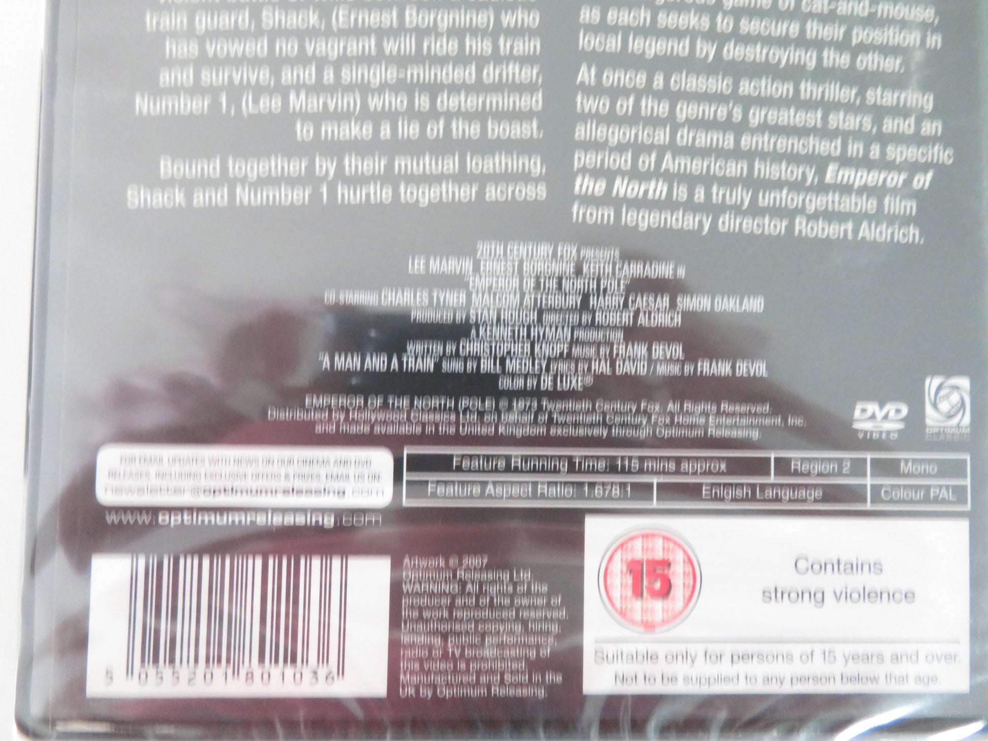 EMPEROR OF THE NORTH (DVD) LEE MARVIN ERNEST BORGNINE 1973 REGION 2 - Rendezvous Cinema