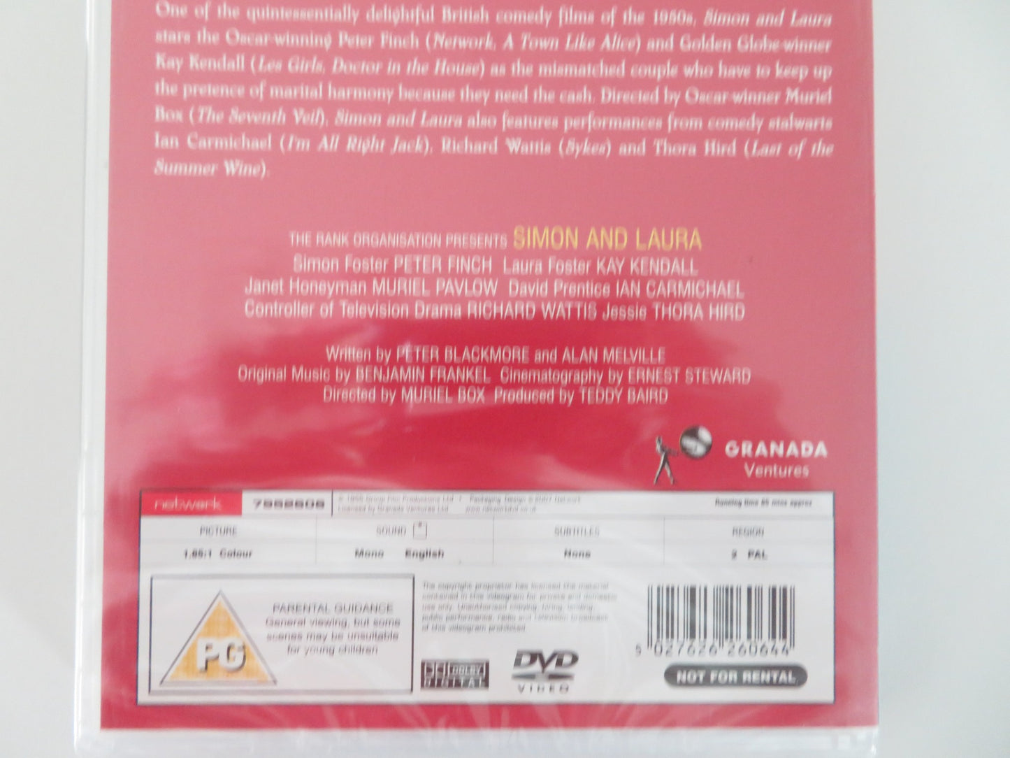 SIMON AND LAURA (DVD) PETER FINCH KAY KENDALL 1955 REGION 2 - Rendezvous Cinema