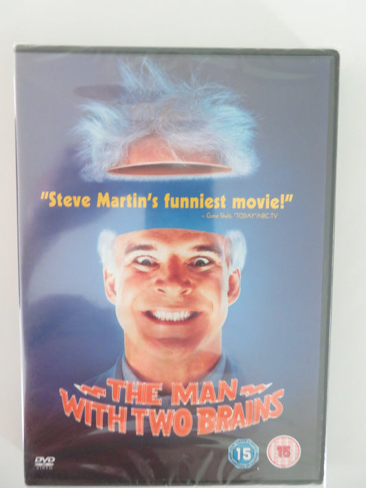 THE MAN WITH TWO BRAINS (DVD) STEVE MARTIN KATHLEEN TURNER 1983 REGION 2