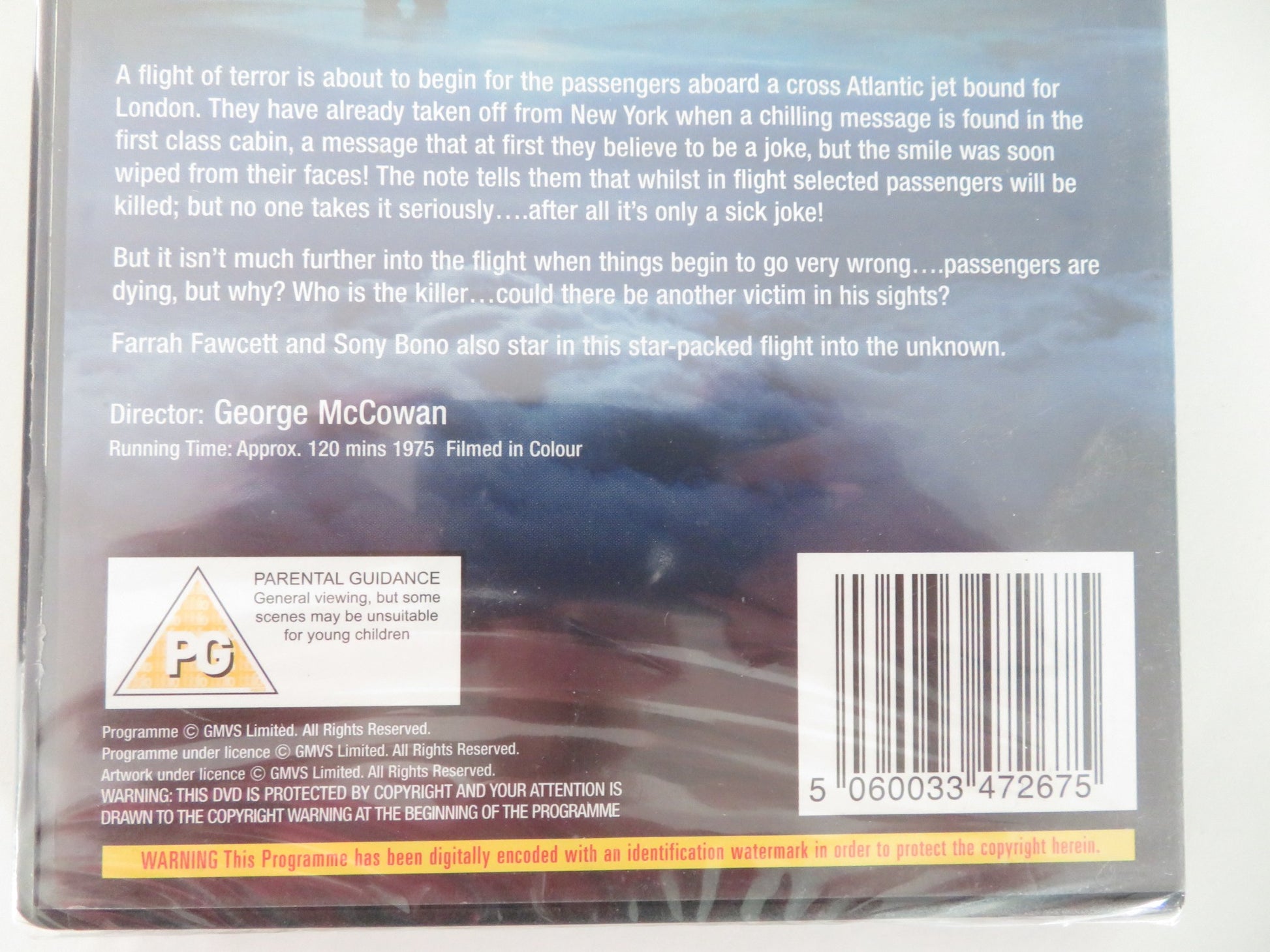 MURDER ON FLIGHT 502 (DVD) ROBERT STACK FARRAH FAWCETT 1975 REGION 2 - Rendezvous Cinema