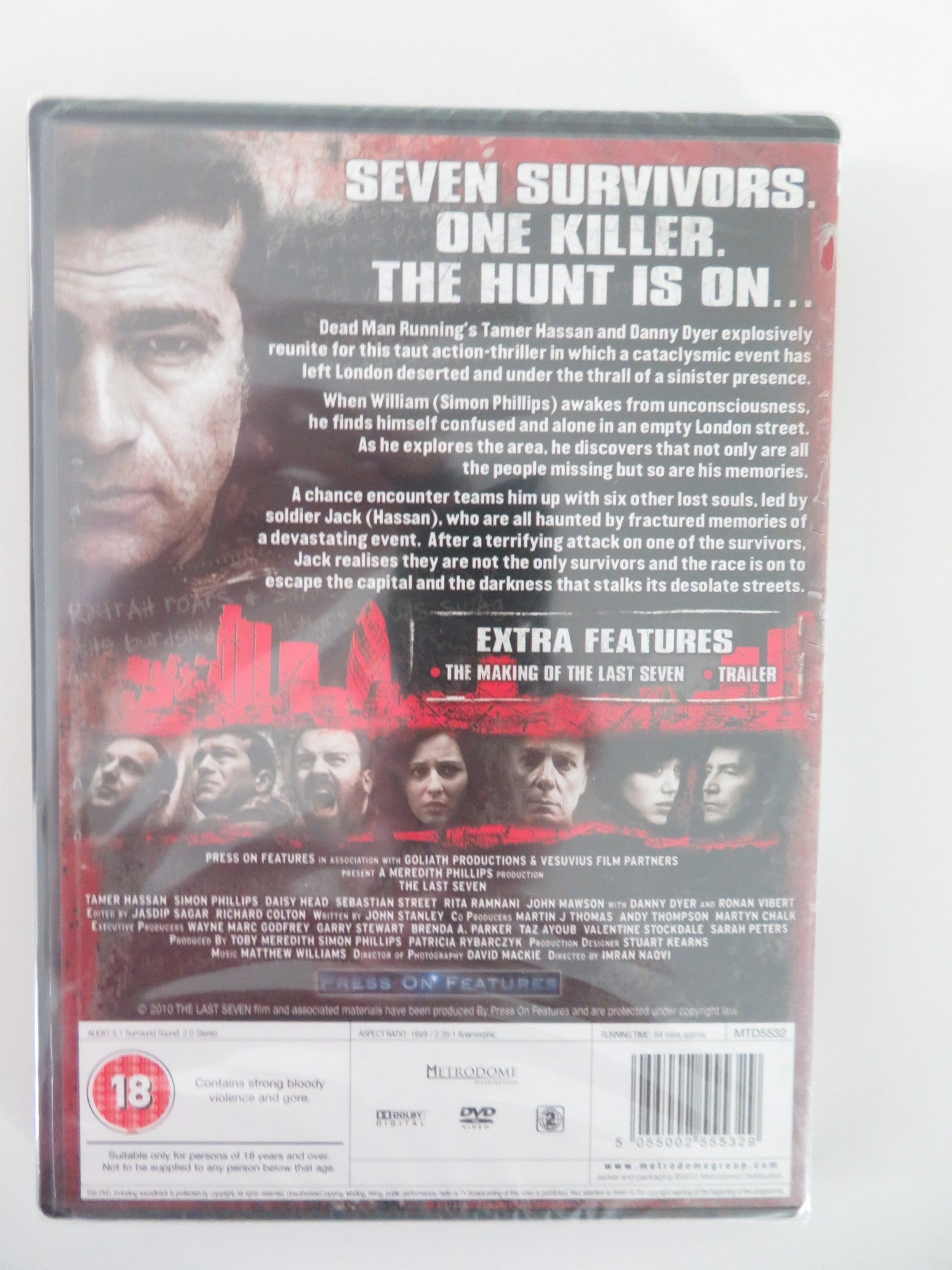 THE LAST SEVEN (DVD) TAMAR HASSAN SIMON PHILLIPS 2011 REGION 2 - Rendezvous Cinema