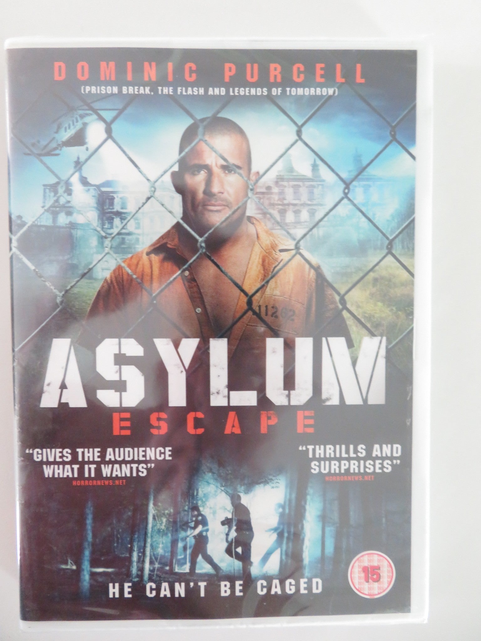 ASYLUM ESCAPE - ESCAPEE (DVD) DOMINIC PURCELL C. EVANGELISTA 2011 REGION 2 - Rendezvous Cinema