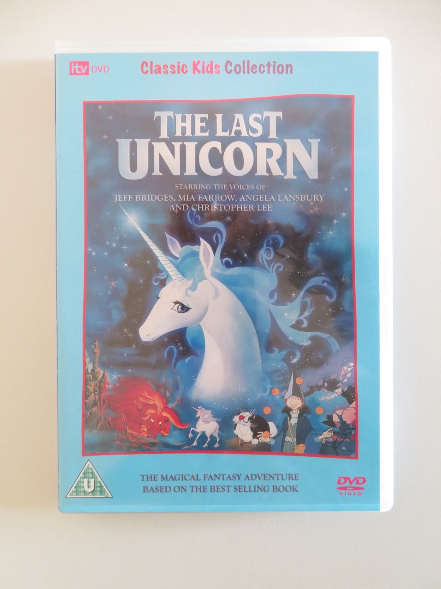 THE LAST UNICORN (DVD) JEFF BRIDGES MIA FARROW 1982  REGION 2