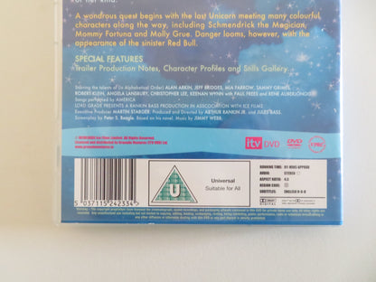 THE LAST UNICORN (DVD) JEFF BRIDGES MIA FARROW 1982  REGION 2