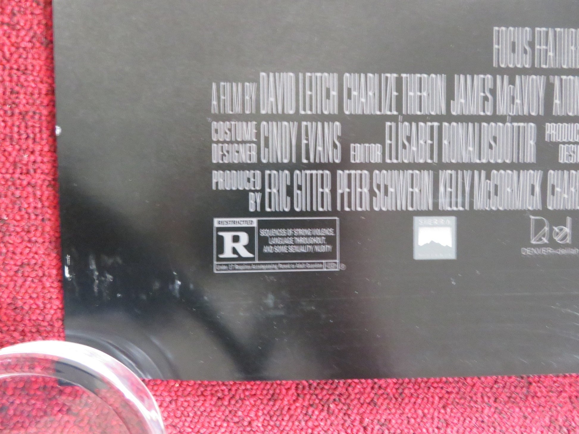 ATOMIC BLONDE US ONE SHEET ROLLED POSTER CHARLIZE THERON JAMES MCAVOY 2017 - Rendezvous Cinema