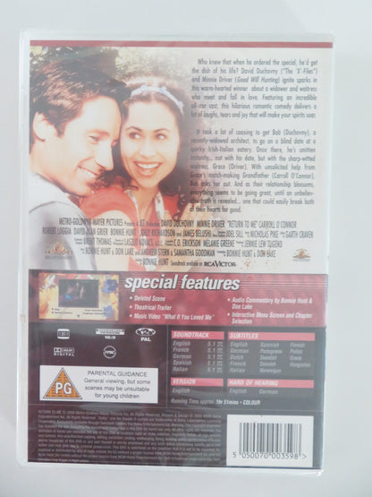 RETURN TO ME (DVD) DAVID DUCHOVNY MINNIE DRIVER 2000 REGION 2 - Rendezvous Cinema