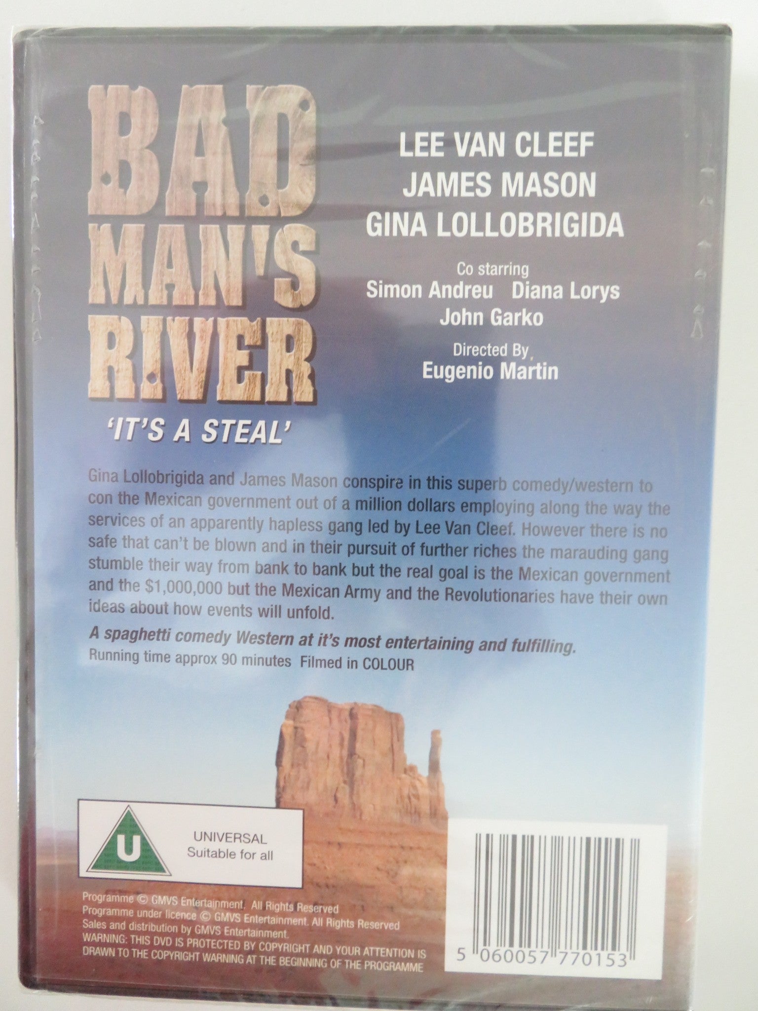 BAD MAN'S RIVER (DVD) LEE VAN CLEEF JAMES MASON 1971 REGION 2 - Rendezvous Cinema