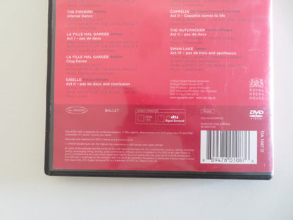 AN EVENING WITH THE ROYAL BALLET (DVD) SWAN LAKE NUTCRACKER 2012 REGION ALL