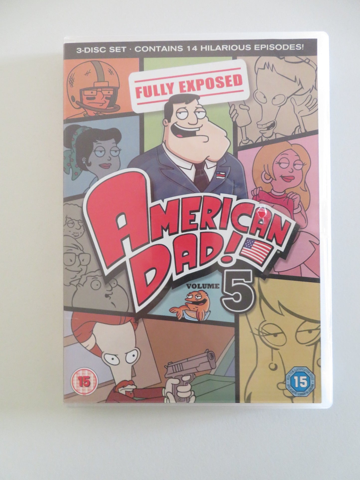 AMERICAN DAD VOLUME 5 - 3 DISCS (DVD) SETH MACFARLANE 2010 REGION 2