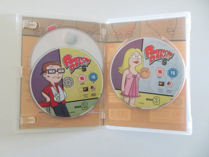 AMERICAN DAD VOLUME 5 - 3 DISCS (DVD) SETH MACFARLANE 2010 REGION 2