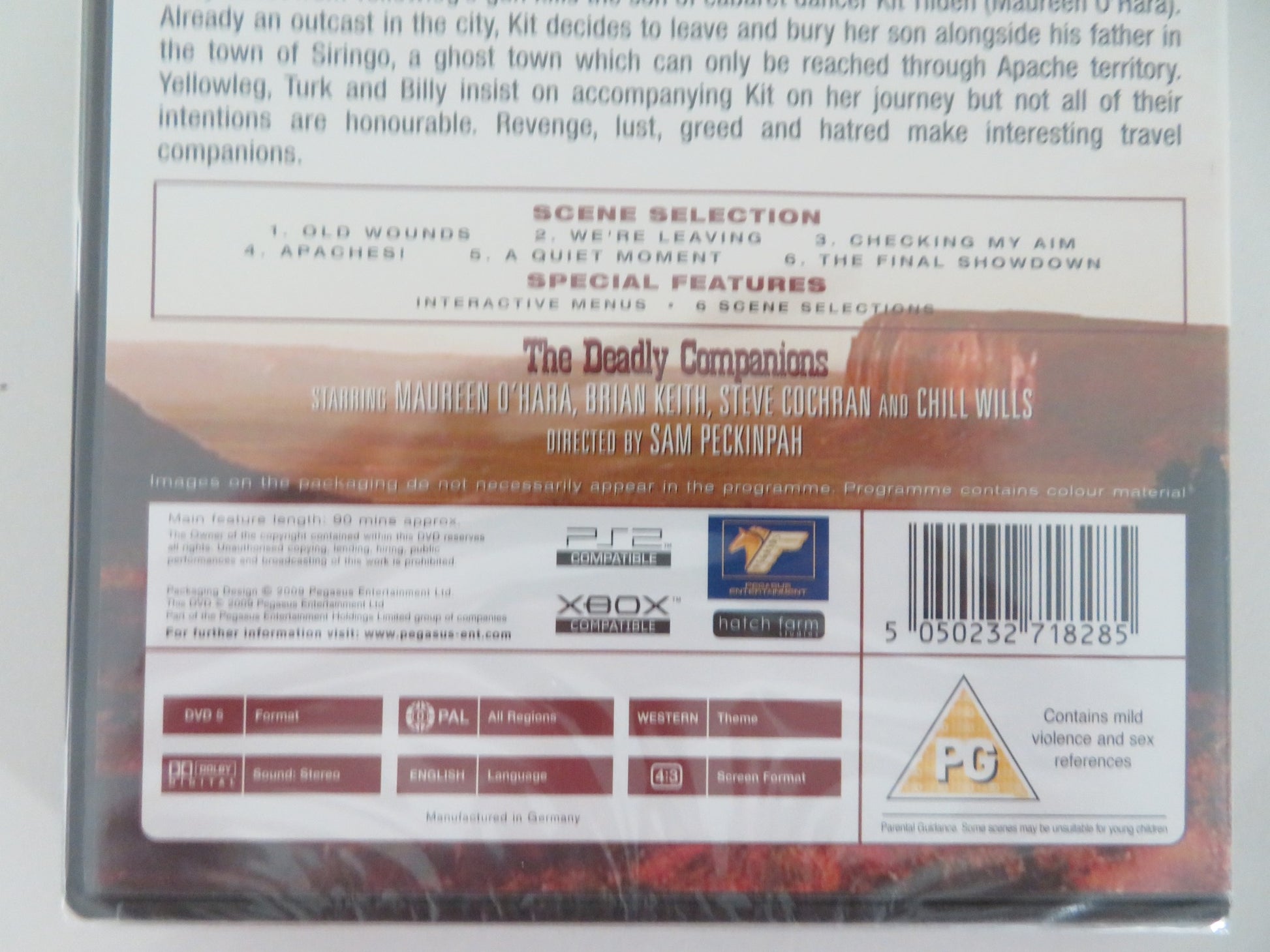 THE DEADLY COMPANIONS (DVD) MAUREEN O'HARA BRIAN KEITH 1961 REGION 0 - Rendezvous Cinema