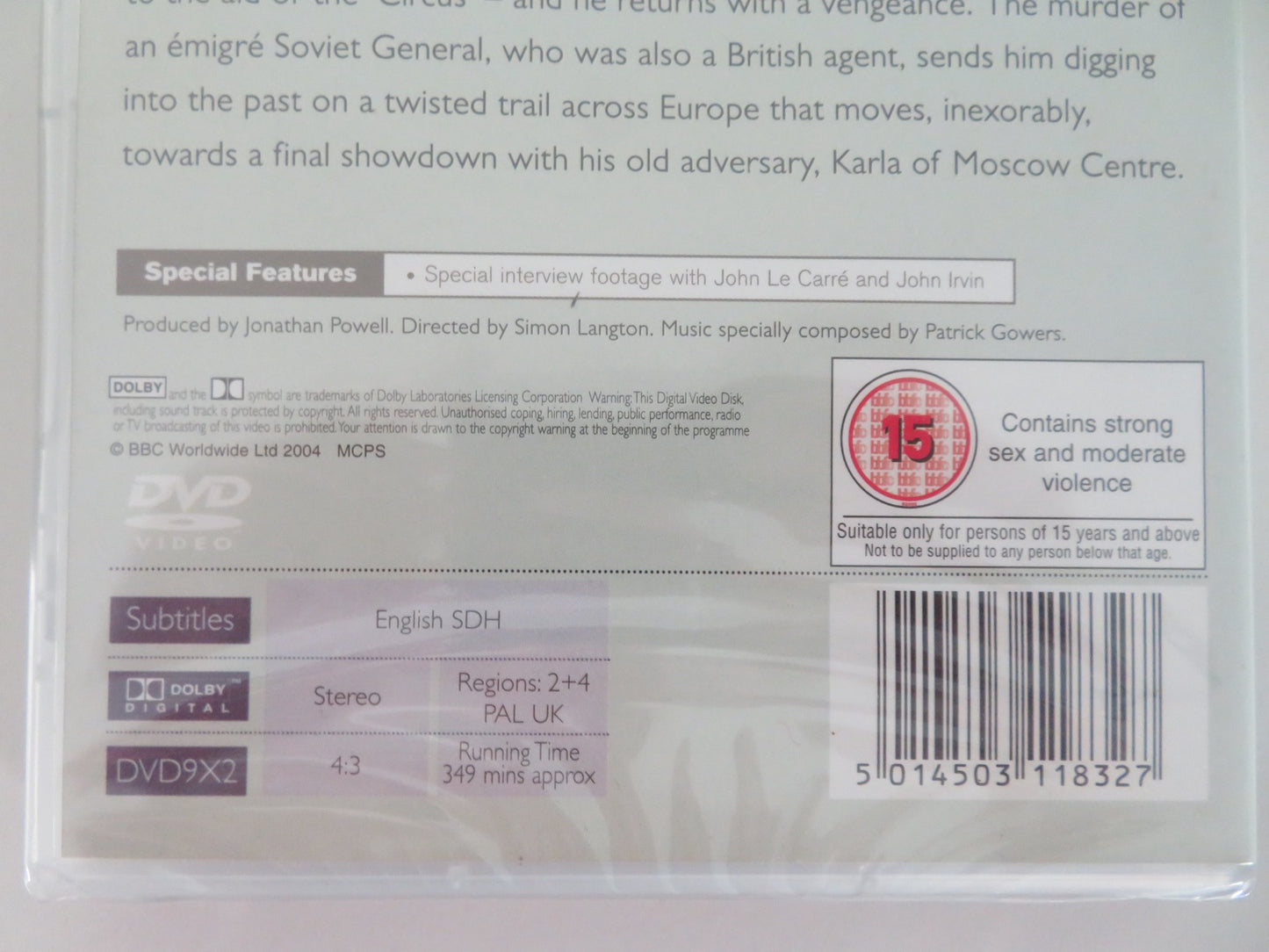 SMILEY'S PEOPLE (DVD) ALEC GUINNESS EILEEN ATKINS 1982 REGION 2 - Rendezvous Cinema