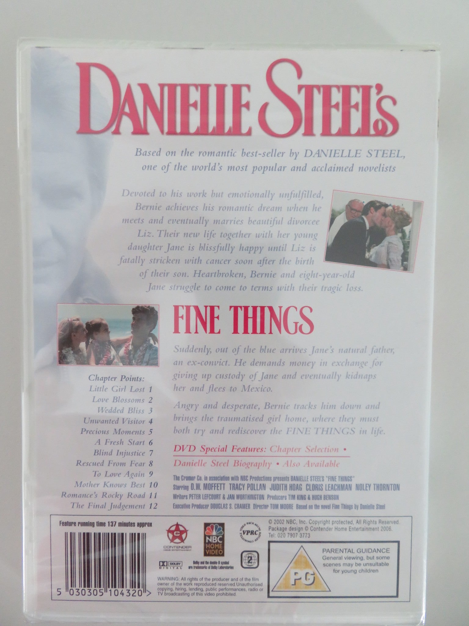 DANIELLE STEEL'S FINE THINGS (DVD) D.W MOFFET TRACEY POLLAN 1990 REGION 2 - Rendezvous Cinema