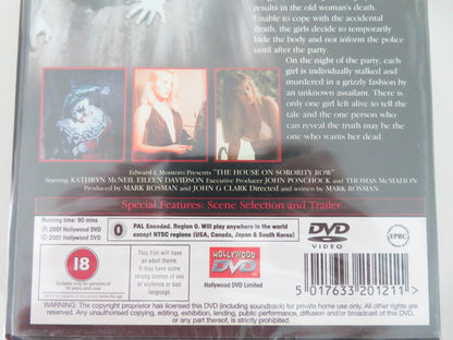 THE HOUSE ON SORORITY ROW -B (DVD) KATHRYN MCNEIL EILEEN DAVIDSON 1982 REGION 0 - Rendezvous Cinema