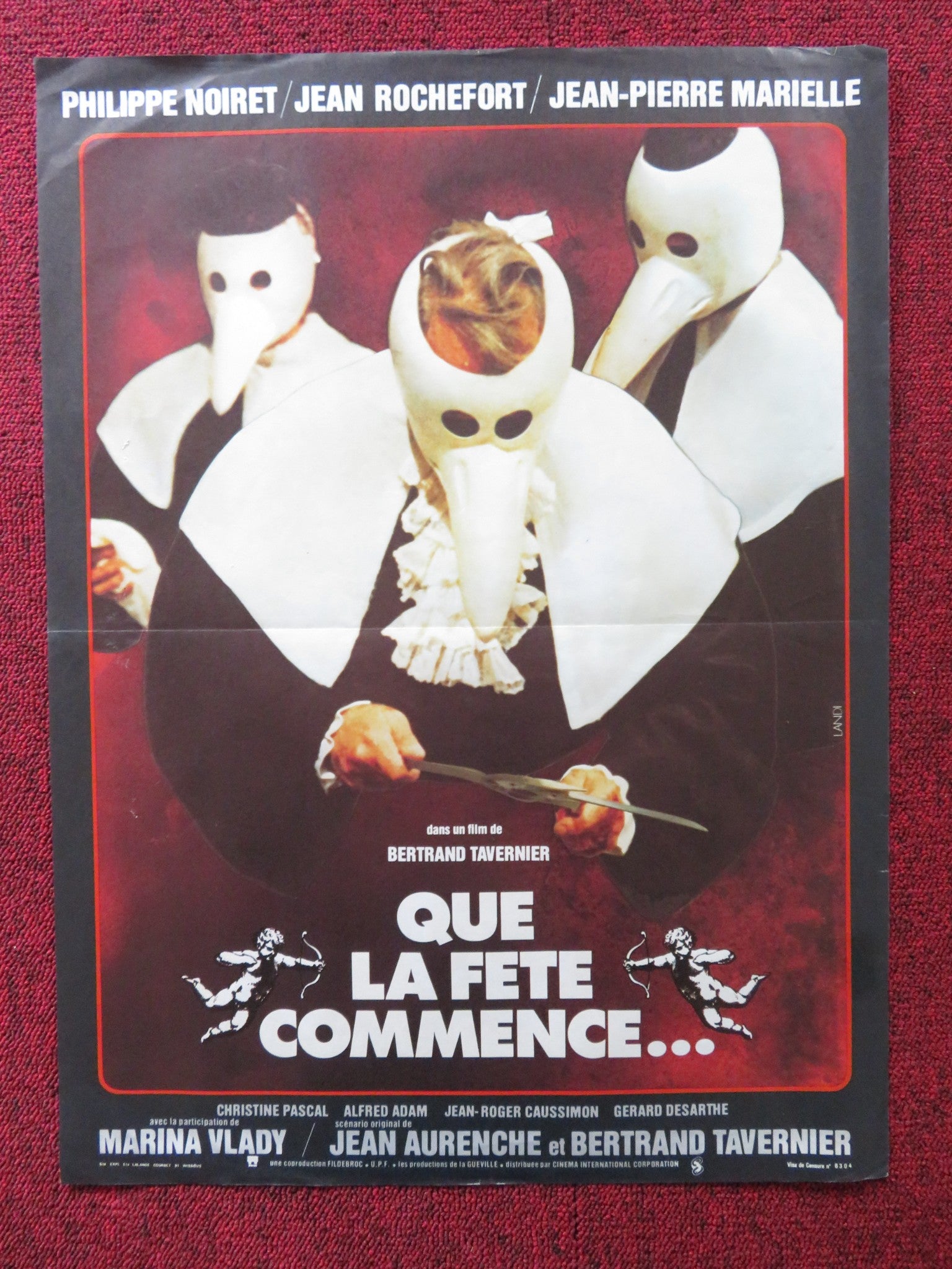 LET JOY REIGN SUPREME FRENCH POSTER PHILIPPE NOIRET JEAN ROCHEFORT 1975 - Rendezvous Cinema