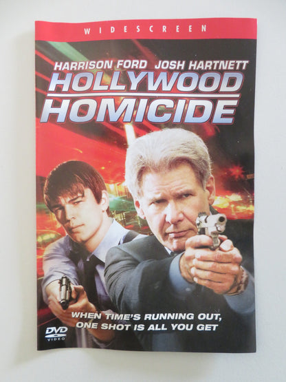 HOLLYWOOD HOMICIDE (DVD) HARRISON FORD JOSH HARTNETT 2003 REGION 2