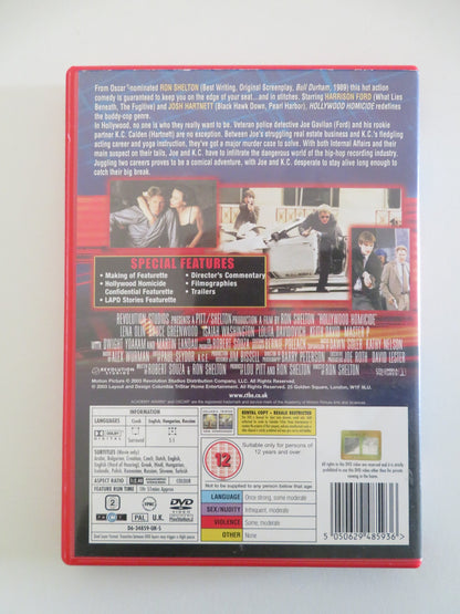 HOLLYWOOD HOMICIDE (DVD) HARRISON FORD JOSH HARTNETT 2003 REGION 2